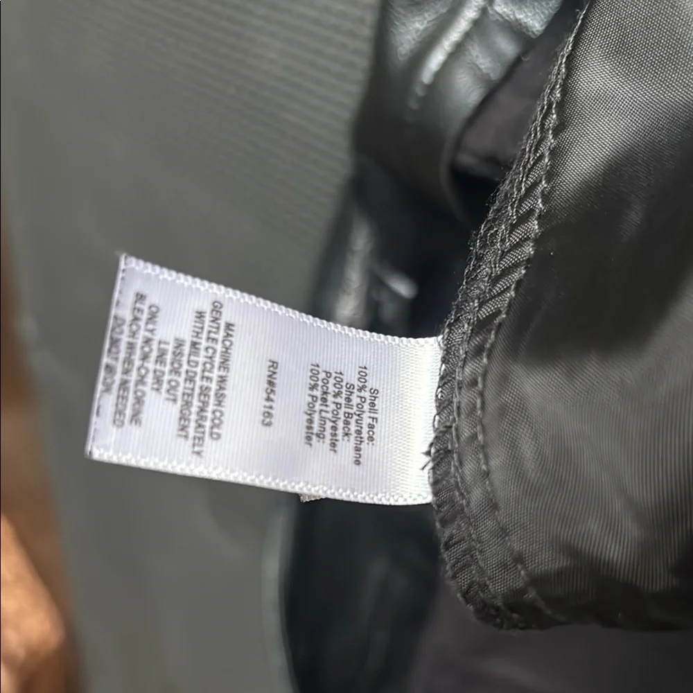 Marc New York Black Leather Pants